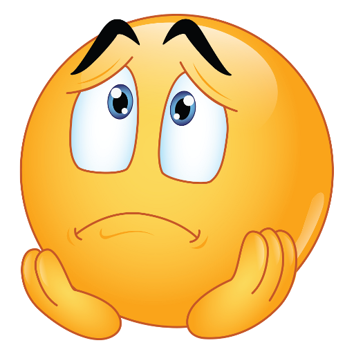 Resultado de imagen de imagenes de emojis tristes