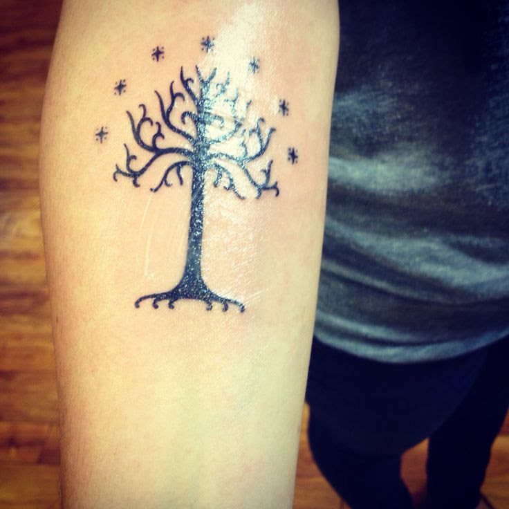 white tree of gondor tattoo tattoos pinterest on tree of gondor tattoo wrist