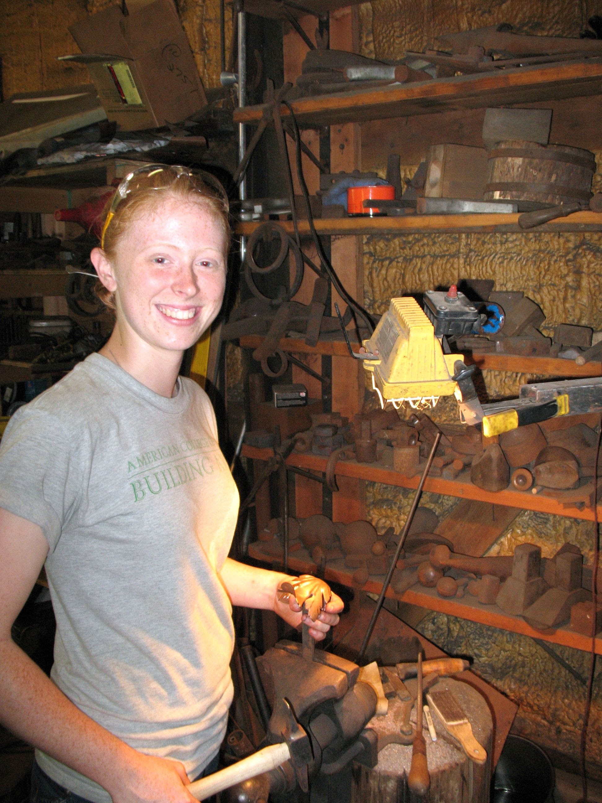Aislinn Lewis Completes Internship at Bighorn Forge