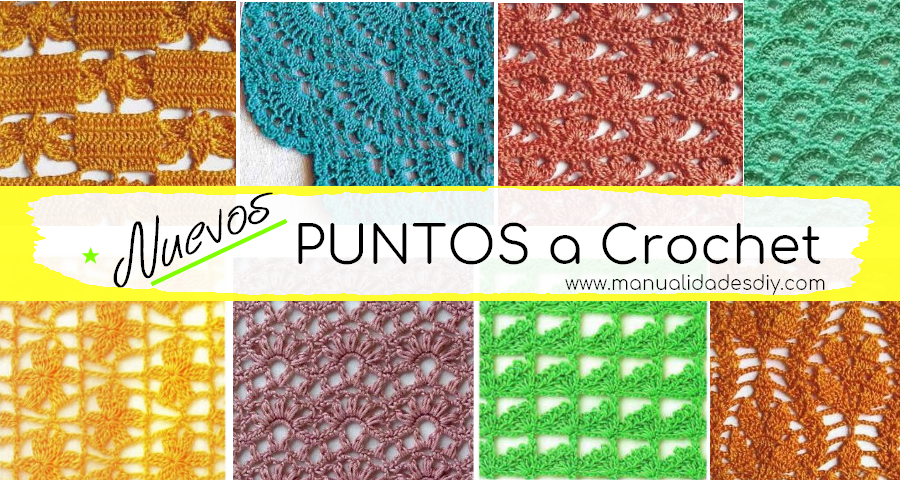 Nuevos Puntos a Crochet ⋆ Manualidades Y DIYManualidades Y DIY