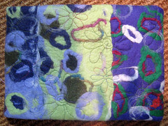 cover made from handmade felt