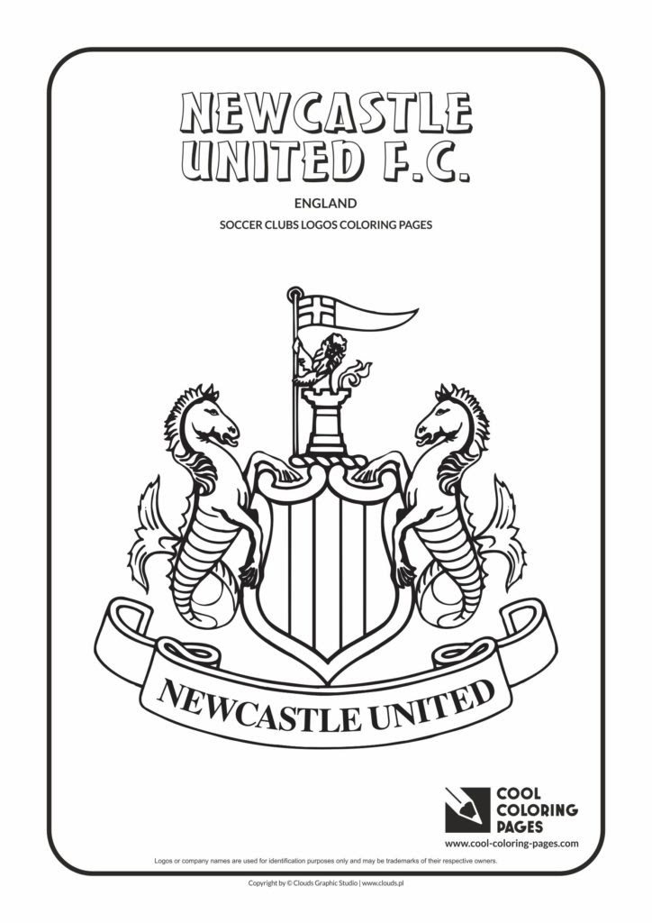 Download Cool Coloring Pages Newcastle United F.C. logo coloring page - Cool Coloring Pages | Free ...