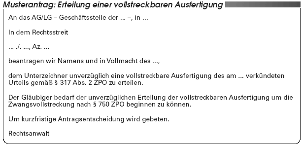 Aktuelle Rechtsprechung | Zahlungsaufforderung löst ...
