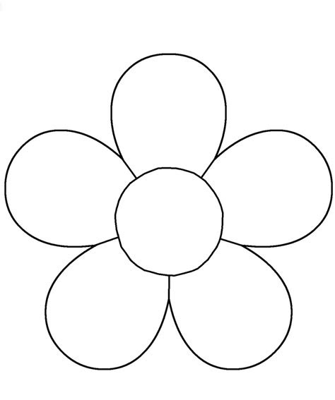 Prepare other materials such as scissors, glue, pen, picture frame, white solid paper, and coloring pencils. 5 petal flower template free printable free printable
