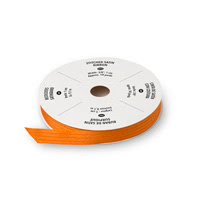 Tangelo Twist 3/8" Satin Stitched Ribbon