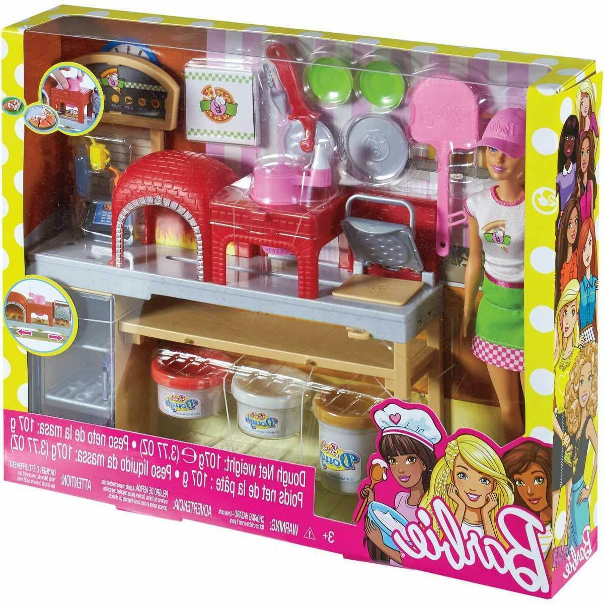 Mattel Barbie Pizza Chef Doll and Playset Mattel Barbie Pizza Chef Doll and Playset