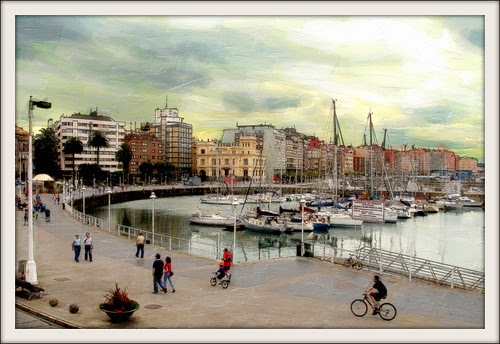 en gijón desde cimadevilla