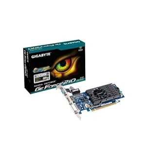 Gigabyte nVidia GeForce 210 1 GB DDR3 VGA/DVI/HDMI PCI-Express Video Card GV-N210D3-1GI Reviews