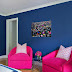 Neon Sign In Frame - Neon wind happy new year poster.