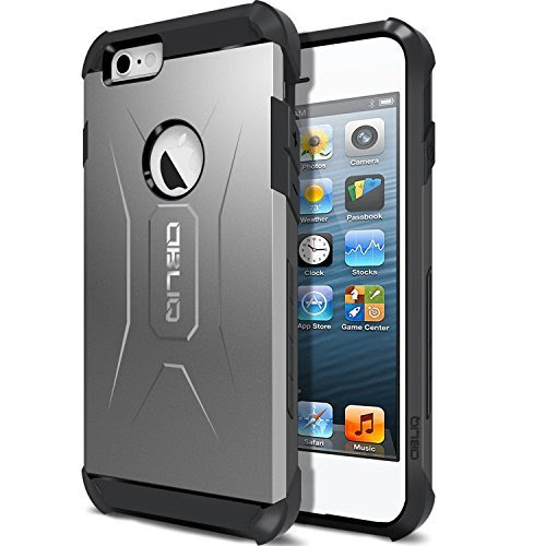 iPhone 6 Case, Obliq [Heavy Duty] iPhone 6 (4.7) Case [Xtreme Pro][Gun Metal] Extreme Rugged Drop Protection Case Cover - Best Apple iPhone 6 Armor case for 4.7 Inch (2014)-(Does NOT fit iPhone 5 5S 5C 4 4s or iPhone 6 Plus 5.5 inch screen)