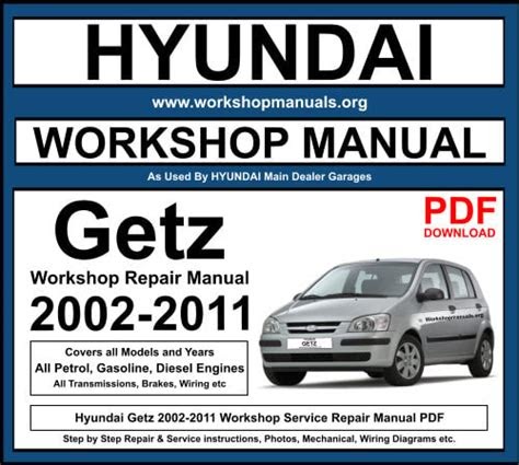 eBook Hyundai Getz Repair Manual