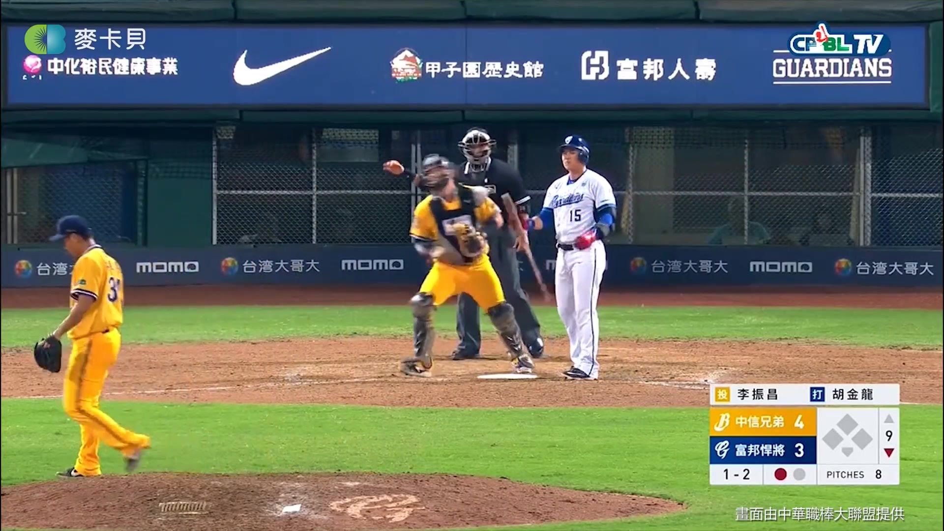 0917台灣本土最強投手 李振昌鬼之滑球再現 12球飆出兩次三振 哔哩哔哩 Bilibili