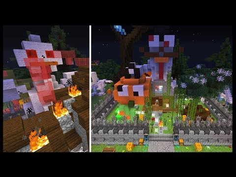 Halloween Build Battle Three Themes In One Build Minecraftvideos Tv
