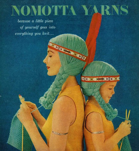 vintage nomotta yarn ad
