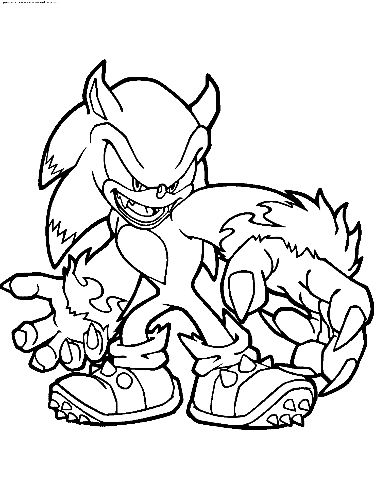 printable sonic the hedgehog coloring pages - Clip Art Library