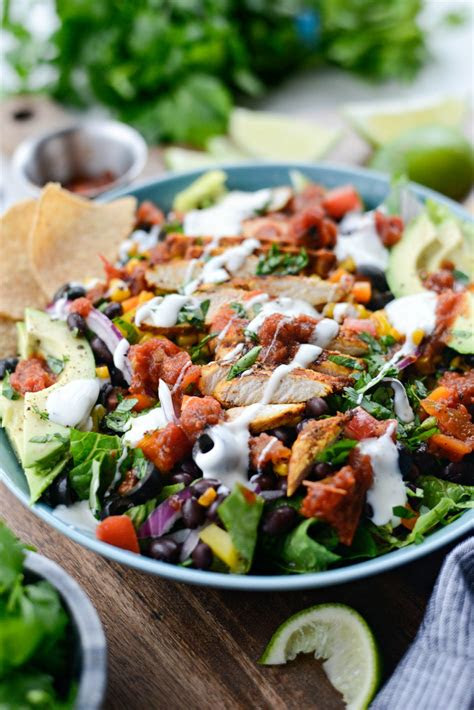 Shop for simply organic southwest taco seasoning (1.13 oz) at fred meyer. Southwest Chicken Salsa Ranch Taco Salad - Simply Scratch