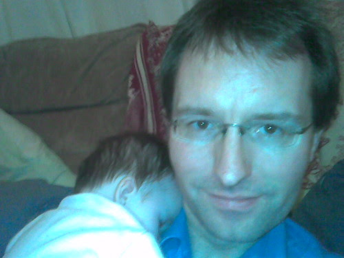 Asleep on Daddy