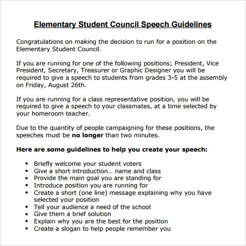 student council essay