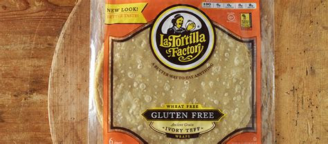 They have added to their growing free from range with some new, lactose free yoghurts and . Gluten Free, Wheat Free Wraps Ivory Teff - La Tortilla Factory