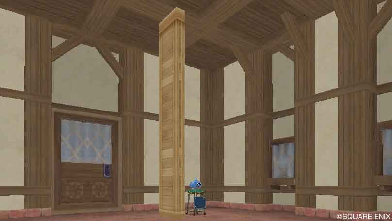 白木板張りの壁の全体画像 ドラクエ10 Dq10攻略web