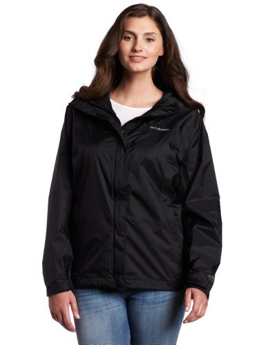 Buy Columbia Women's Plus Arcadia Rain Jacket, Black, 2X