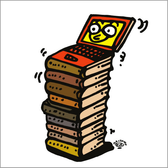 Knowledge 知識 Takashi Akiyama Illustration Library 秋山孝イラストライブラリー