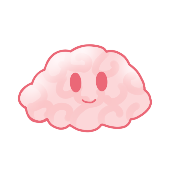 脳みそのイラスト かわいいフリー素材が無料のイラストレイン