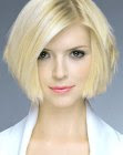perky bob haircut