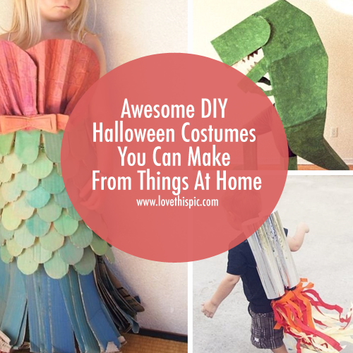 Awesome DIY Halloween Costumes You Can Make From Things At Awesome DIY Halloween Costumes You Can Make From Things At