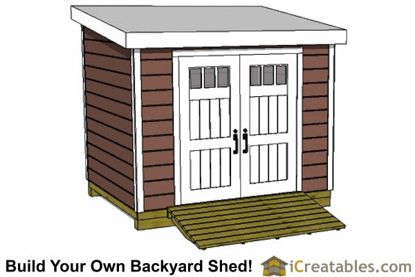 7x10 Lean To Shed Plans | Storage Shed Plans | icreatables.com