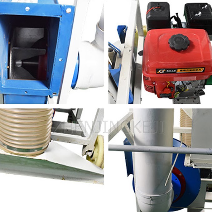 Best Seller 2.2KW Home Harvest Grain Machine Vacuum Type Receiving Materials Bagged Machine Paddy Corn Particles Harvest Bagging Equipment