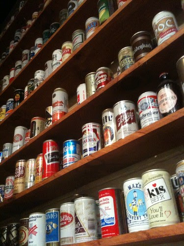 Beer Can Wall at Harpoon