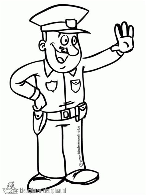 kleurplaat auto politie   kleurplaten images  pinterest