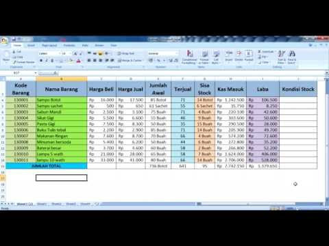 Video Neraca Keuangan Toko Sembako