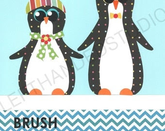 Popular items for penguin wall decor on Etsy