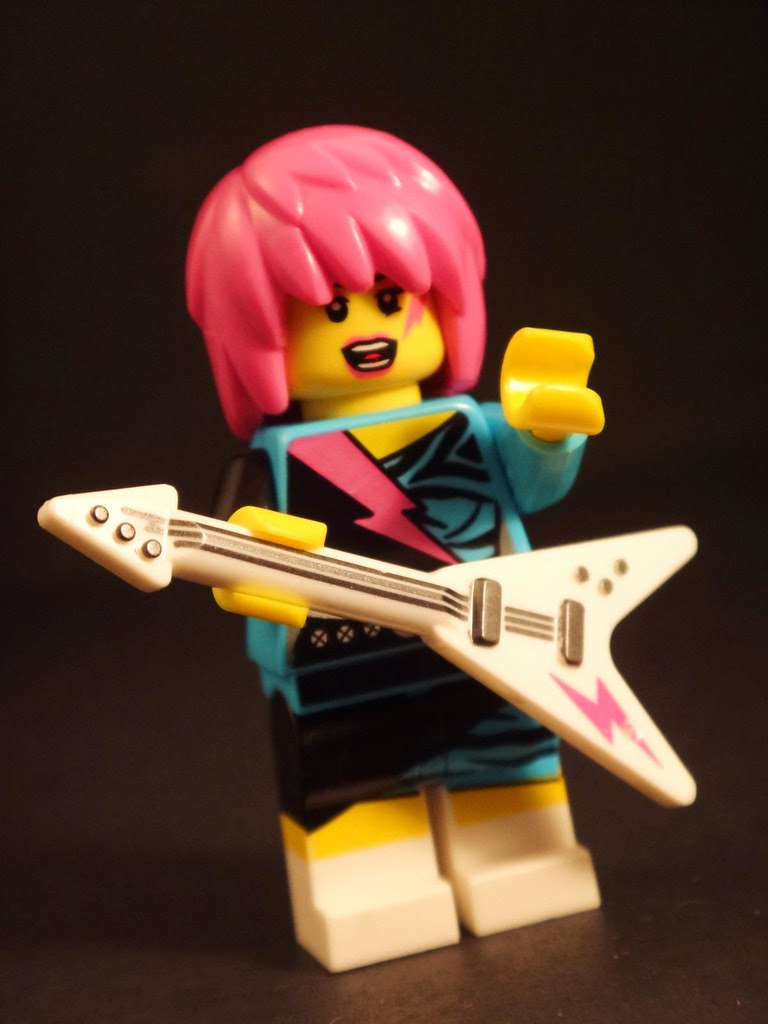 LEGO minifig series 7 rocker girl