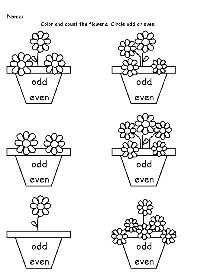 Even or Odd Worksheets to Print | Activity Shelter