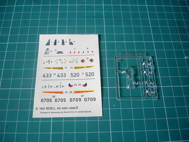 Mi-24 D (Revell 1:144)  Decals and canopy