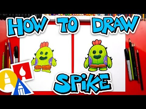 How To Draw Spike From Brawl Stars Lydia S Padgett