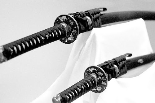 “'The student, in a panic, swung a samurai sword, striking the suspect in 