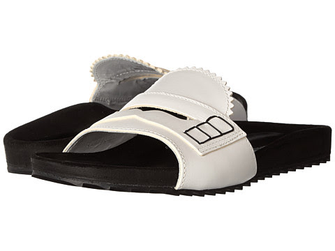 ... Loafer Front Slip-On Sandal Ivory - Zappos Free Shipping BOTH Ways
