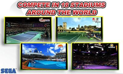 Screenshots of the Virtual Tennis Challenge for Android tablet, phone.