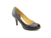 Cole Haan Carma Ot.Air.Pump Womens Size 10 Blue Peep Toe Open Toe Heels Shoes