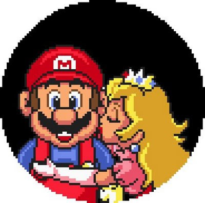 princess peach and mario kissing in bed. Remember when you kissed him