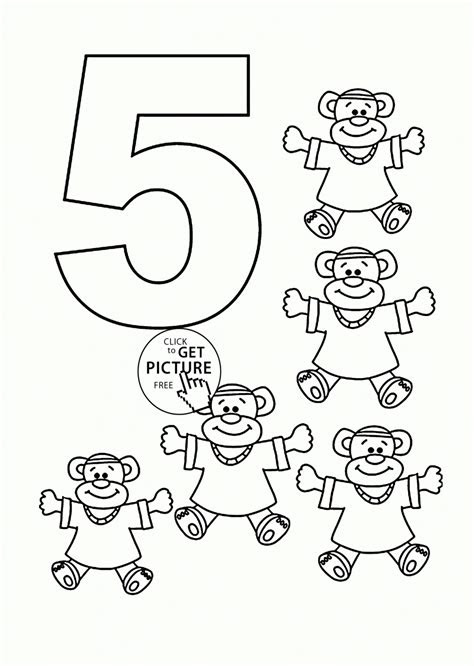  free printable number coloring pages for kids number coloring pages