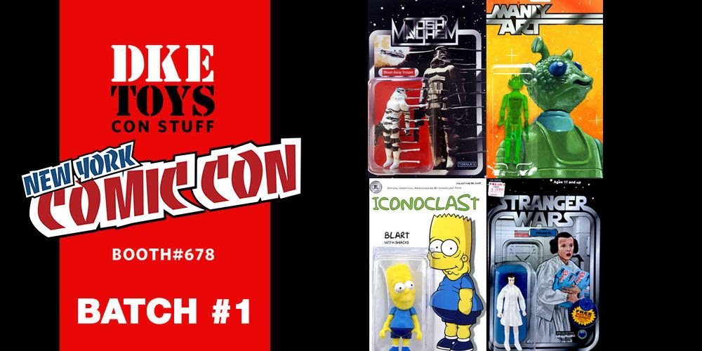 DKE Toys at NYCC 2017 - Batch #1: Josh Mayhem, Manly Art, Manny X Romero, and Special Ed Toys!!!