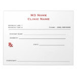 Manual Prescription Pad (Large - White) Note Pads