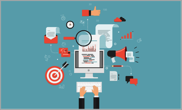 Data image for content marketing that converts