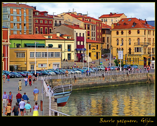 barrio pesquero, cimadevilla, gijón