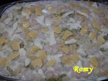 Macarrão com camarão gratinado5